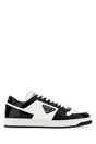 PRADA Two-Tone Leather Downtown Sneakers for Men