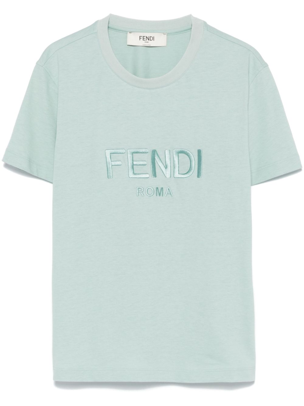 FENDI FENDI ROME COTTON T-SHIRT