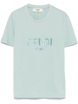 FENDI FENDI ROME COTTON T-SHIRT