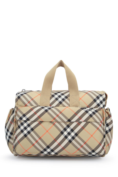 BURBERRY JR Mini Checkered Crossbody Handbag for Kids