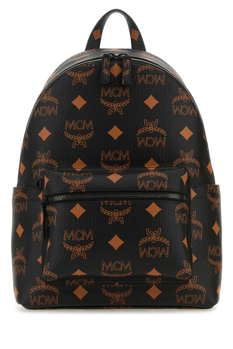 MCM Printed Canvas Medium Stark Backpack - 33x40x15 cm