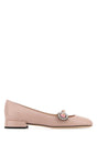 VALENTINO GARAVANI Pastel Pink Leather Ballerinas