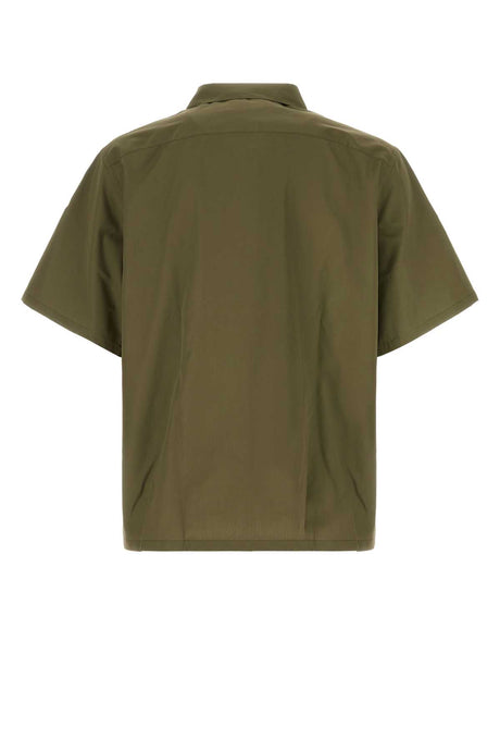 PRADA Army Green Poplin Shirt