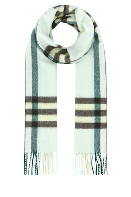 BURBERRY Giant Check Cashmere Scarf