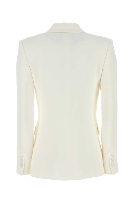 ALBERTA FERRETTI Elegant White Stretch Blazer for Women