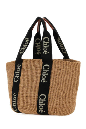 CHLOE Large Paper Woody Shopping Handbag