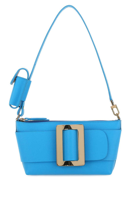 BOYY Mini Light Blue Buckle Shoulder Handbag