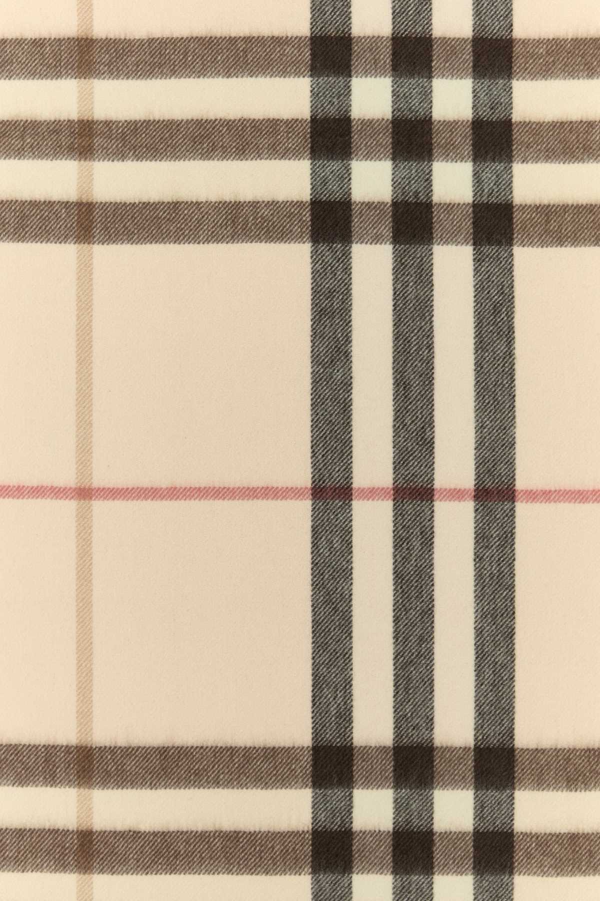 BURBERRY Giant Check Cashmere Scarf