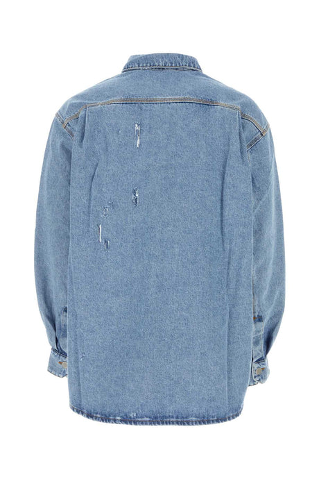 HED MAYNER Oversized Denim Shirt for Men