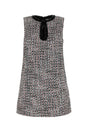 SELF PORTRAIT Chic Multicolor Tweed Mini Dress