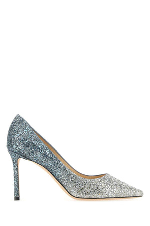 JIMMY CHOO Embellished Fabric Mini Pumps 85mm