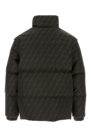 FENDI Embroidered Padded Jacket for Men - Perfect for Winter 2024