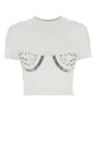 AREA Chic White T-Shirt for Women