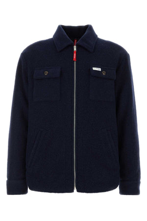 FAY Wool Blend Jacket for Men - Classic Navy Style