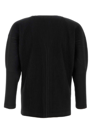 HOMME PLISSE' ISSEY MIYAKE Stylish Black Cardigan for Men