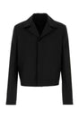 PRADA Black Mohair Blend Blazer