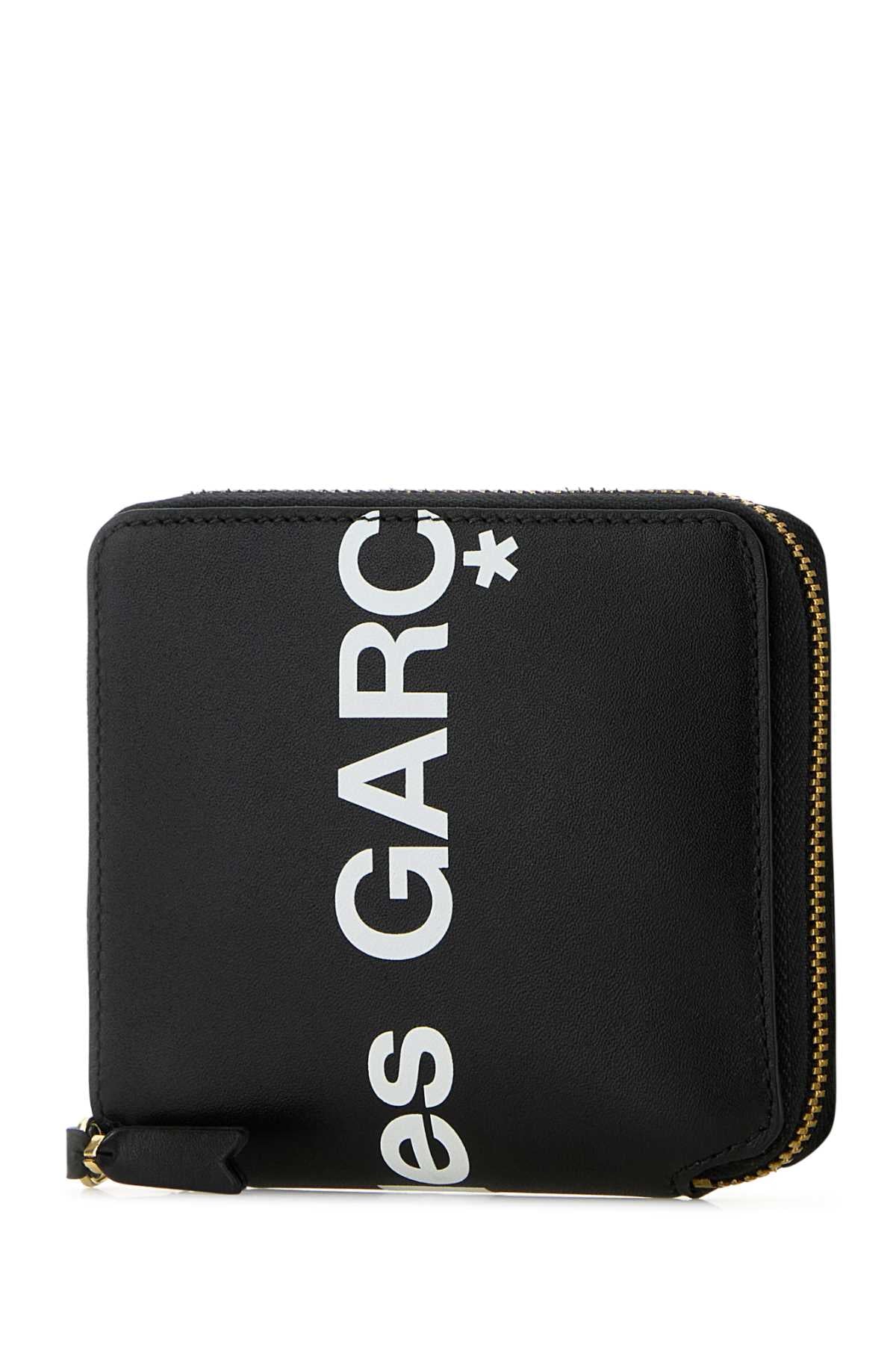 COMME DES GARCONS Sleek Black Mini Leather Wallet