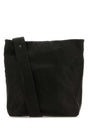 YOHJI YAMAMOTO Mini Black Leather Crossbody Shoulder Bag