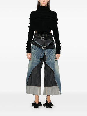 JUNYA WATANABE LAYERED LONG SKIRT