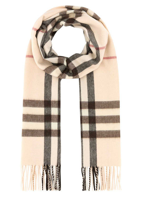 BURBERRY Giant Check Cashmere Scarf