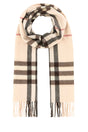 BURBERRY Giant Check Cashmere Scarf