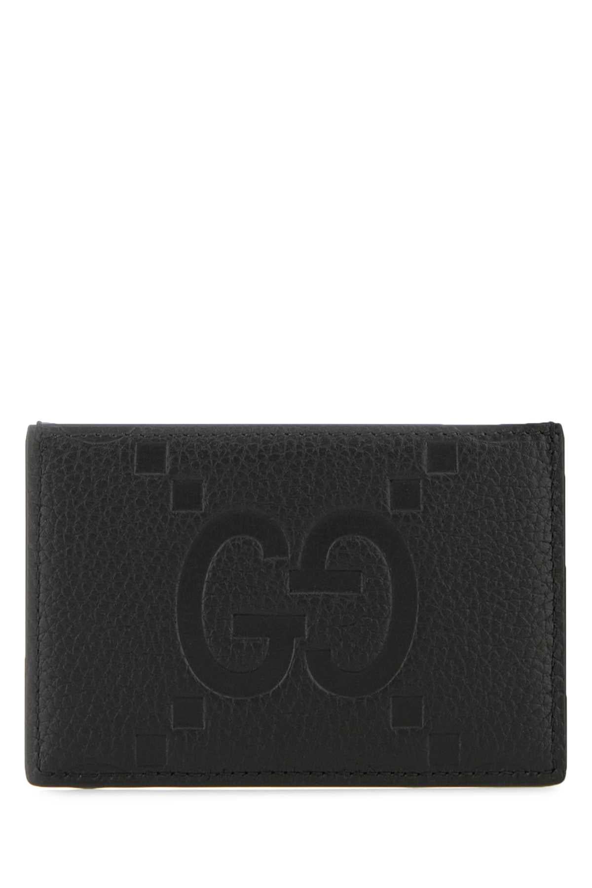 GUCCI Men's Mini Leather Card Holder - 12 cm x 8 cm