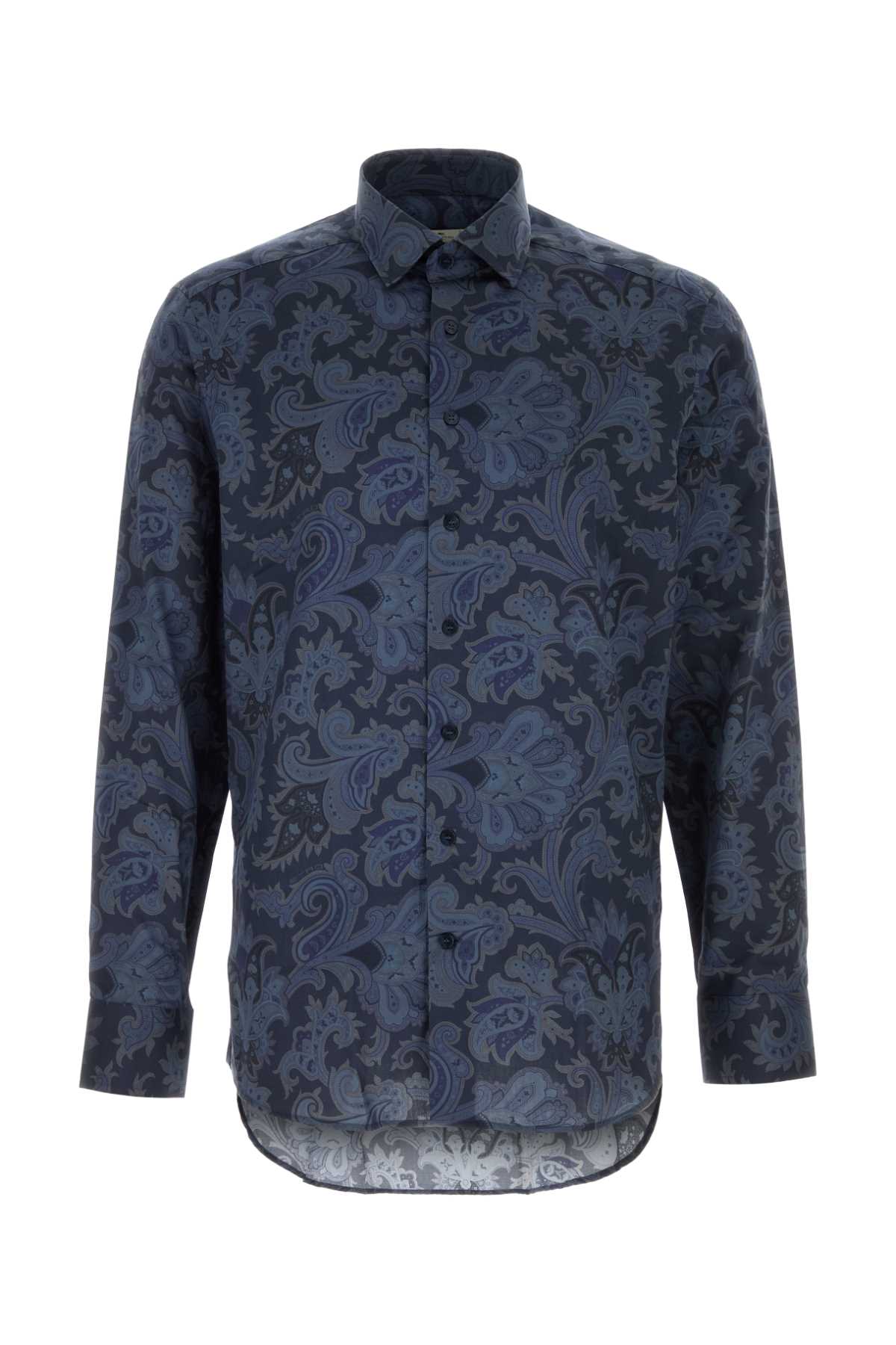 ETRO Patterned Satin Shirt for Men