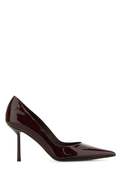 LE SILLA Chic Brown Leather Bella Pumps - 8 cm Heel