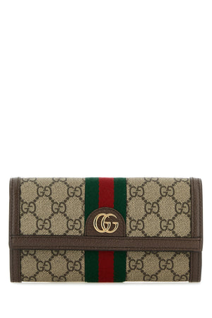 GUCCI Mini GG Supreme Fabric Wallet