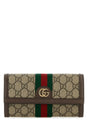 GUCCI Mini GG Supreme Fabric Wallet