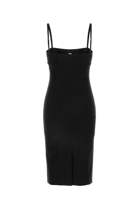 BLUMARINE Elegant Black T-Shirt Dress