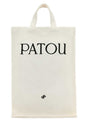 PATOU Canvas Shopping Handbag - 27x39cm