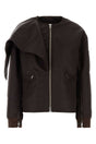 COURREGES Chocolate Padded Jacket for Women