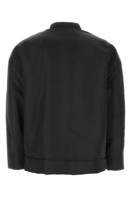 VALENTINO GARAVANI Men's Black Nylon Jacket - Perfect for Fall 2024