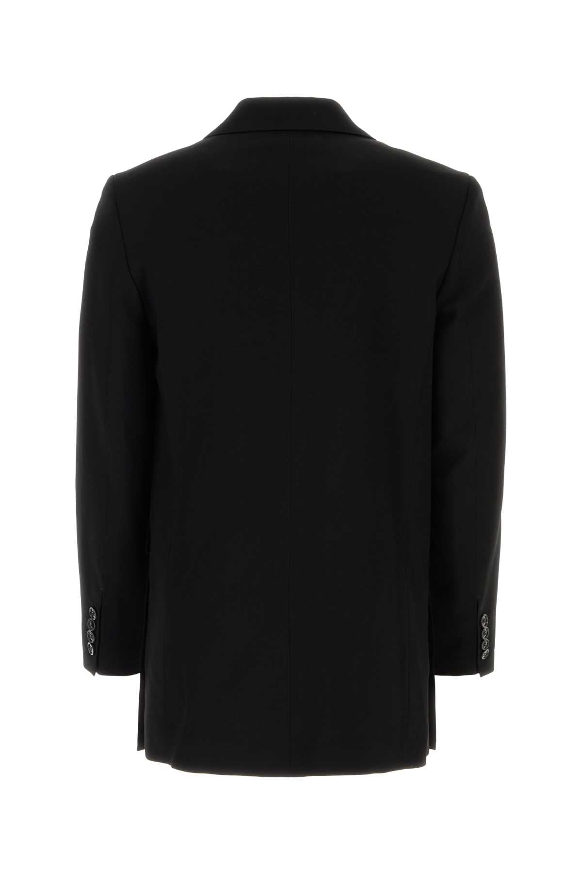 AMI Timeless Black Wool Blazer for Men