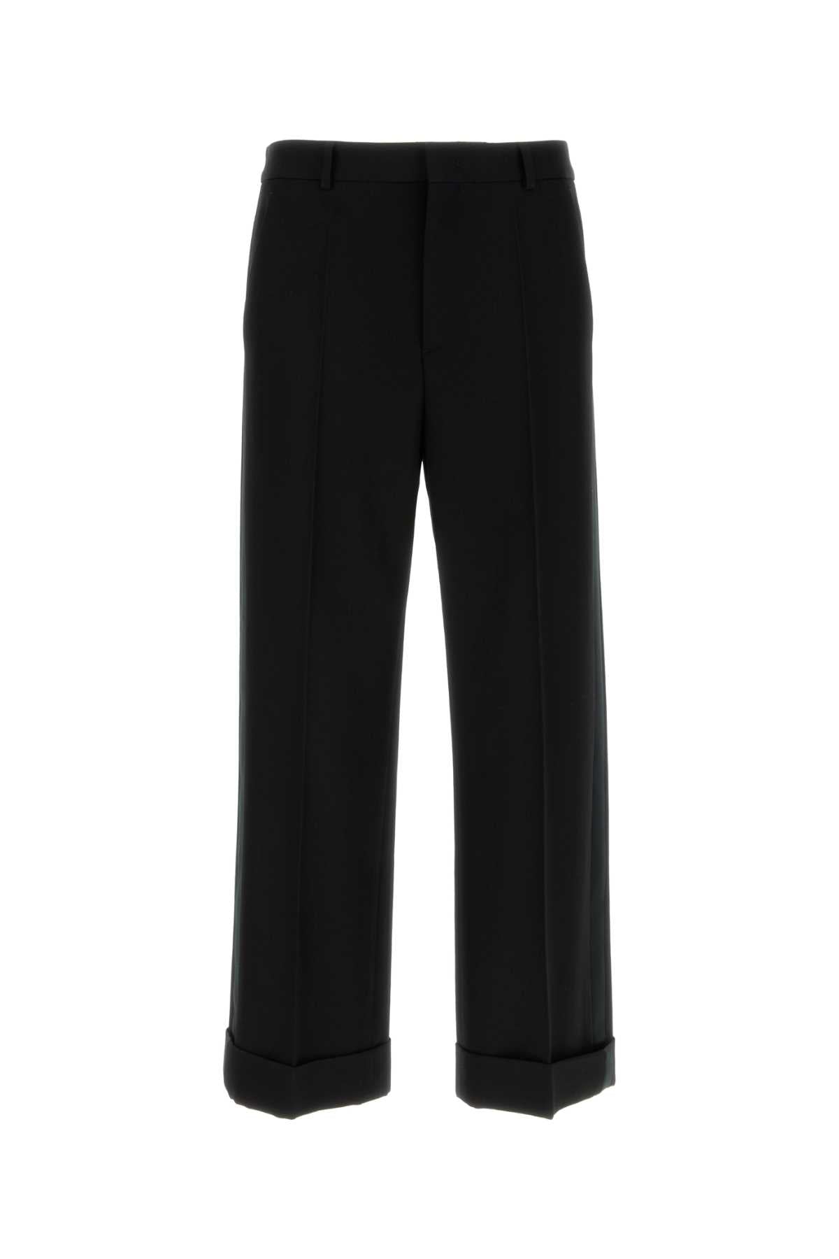 VALENTINO GARAVANI Sophisticated Black Wool Pants for Men