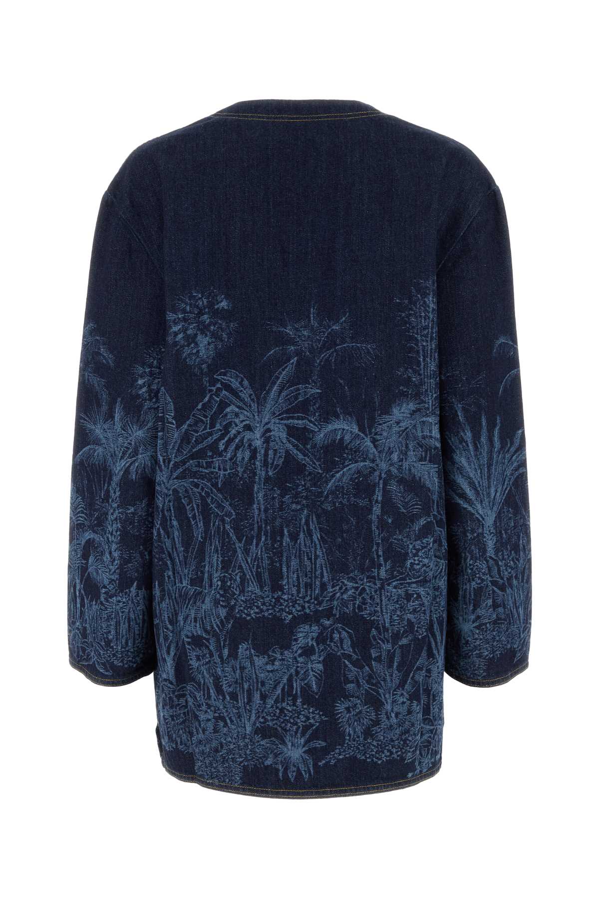 ALANUI Denim Jungle Toile Blouse