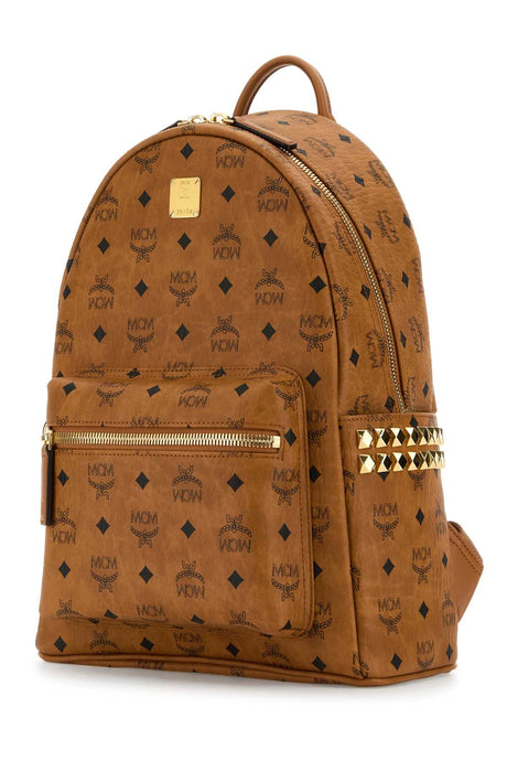 MCM Printed Canvas Medium Stark Backpack - 33.5 cm x 41 cm x 15.5 cm