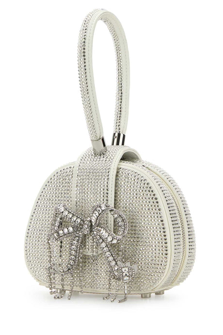 SELF PORTRAIT Mini Embellished Satin Handbag