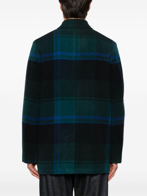 PAUL SMITH Checkered Design WOOL Jacket