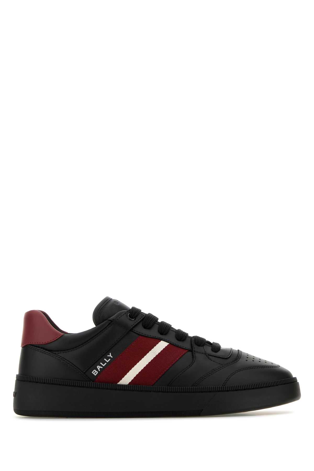 BALLY Ultimate Black Leather Rebby Sneaker for Men