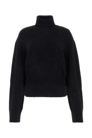 BLUMARINE Chic Black Alpaca Blend Sweater for Women