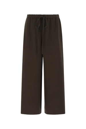 VALENTINO GARAVANI Chocolate Crepe Culotte Pants