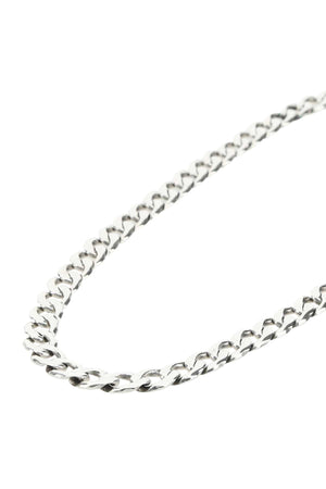 EMANUELE BICOCCHI 925 Silver Edge Chain Necklace - 49 cm Length for Men