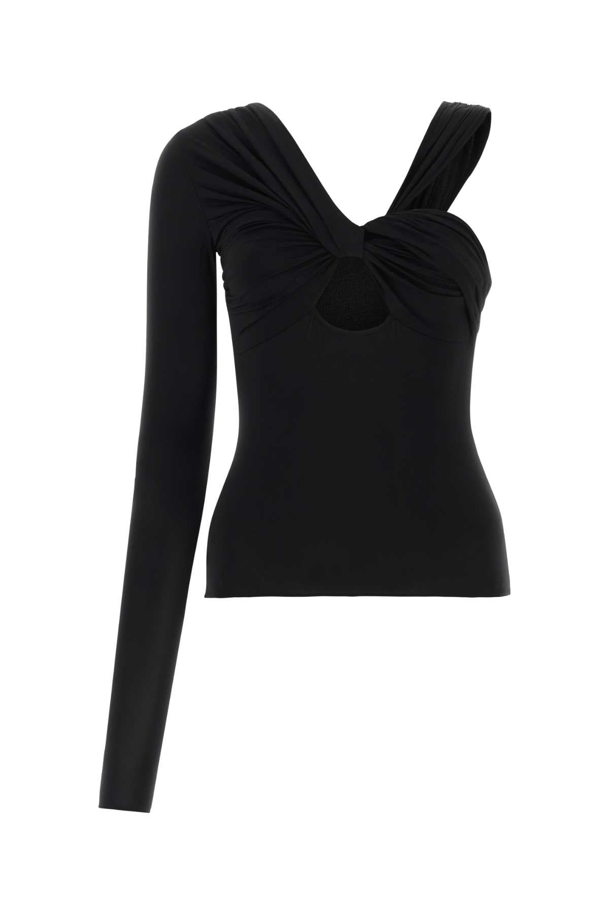 NENSI DOJAKA Essential Black Stretch Viscose Top