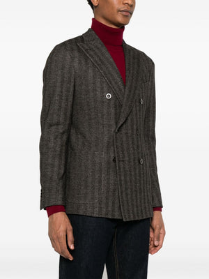 BOGLIOLI WOOL DOUBLE-BREASTED JACKET