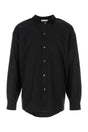 THE ROW Elegant Black Wool Blend Stendhal Shirt - Perfect for Any Season