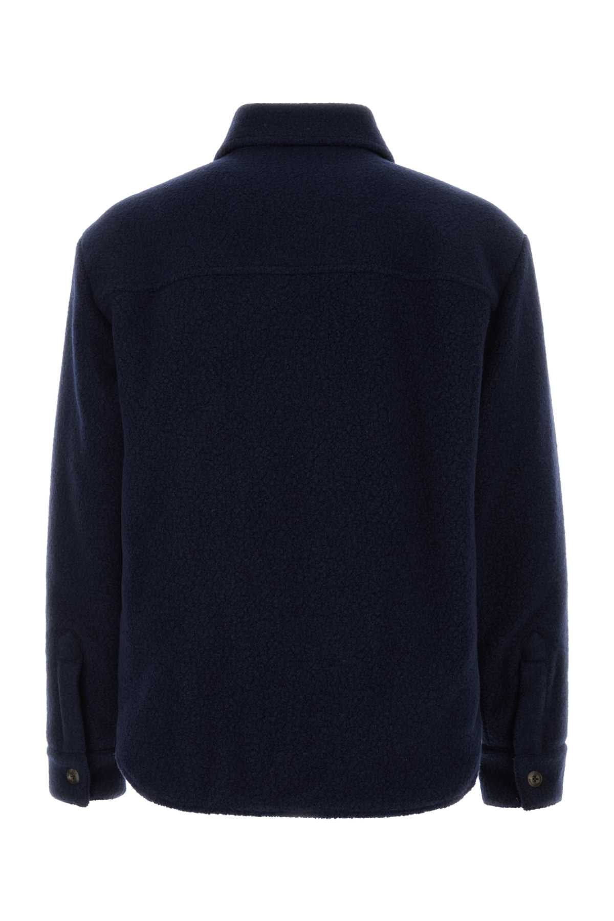 FAY Wool Blend Jacket for Men - Classic Navy Style