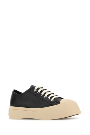 MARNI Chic Black Leather Sneakers for Women