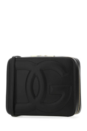 DOLCE & GABBANA Mini Black Leather Crossbody Handbag